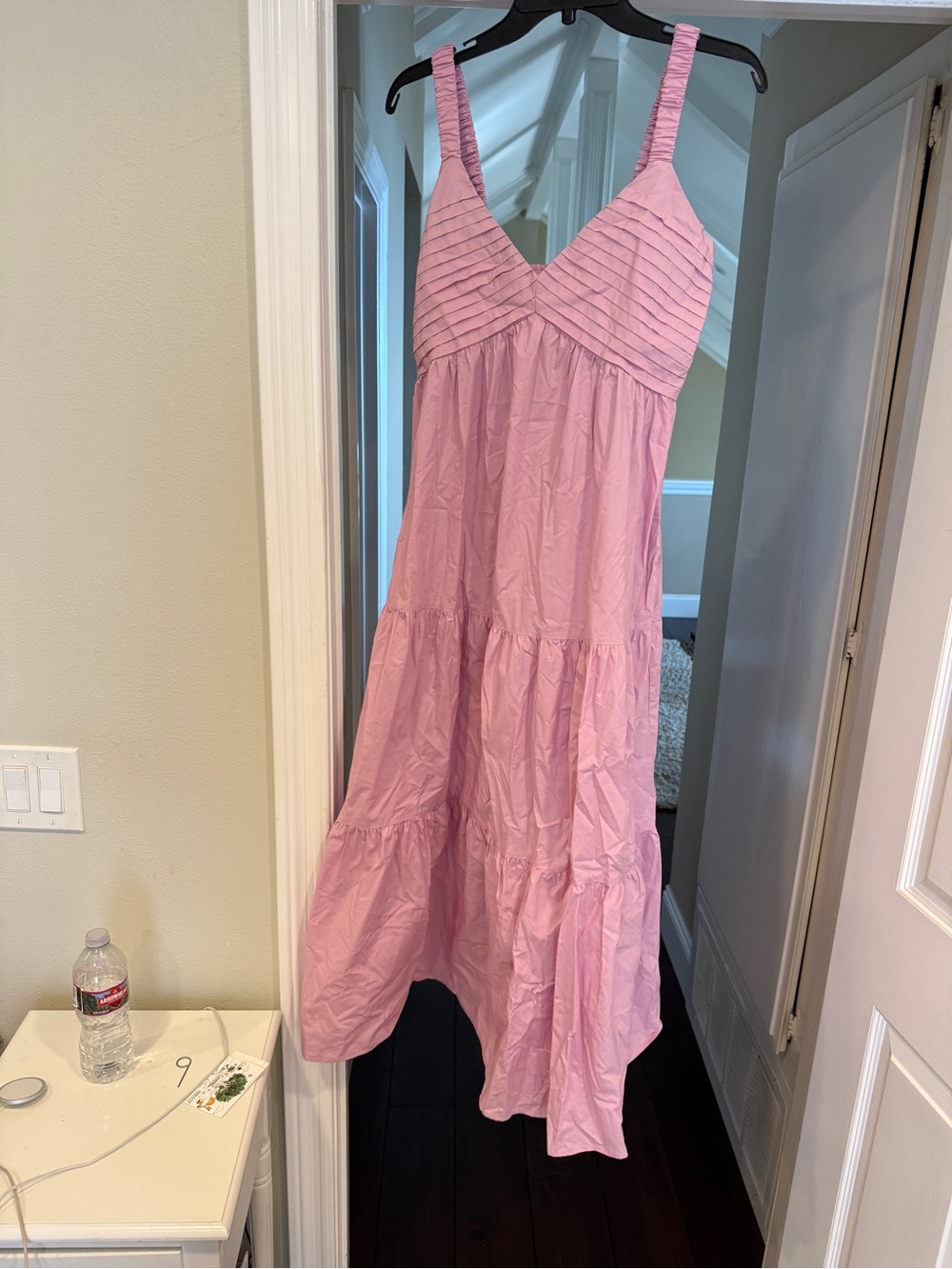 Steve Madden Pink Tiered Maxi Dress